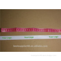 150cm L red measuring tape with one color Logo artwork at one side